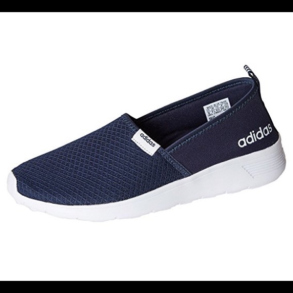 adidas neo lite racer slip on casual blue adidas neo lite racer slip on casual blue